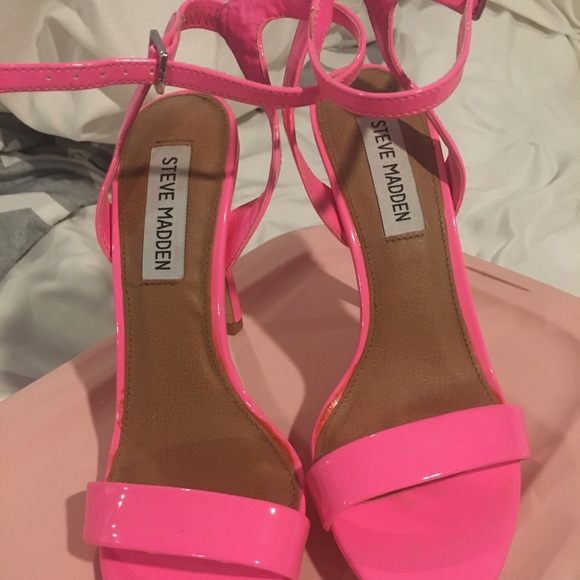 Bright Pink Steve Madden Heels - Picture 2 of 4